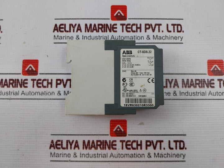 Abb Ct-sds.22 Star-delta Time Relay 1Svr630210R3300