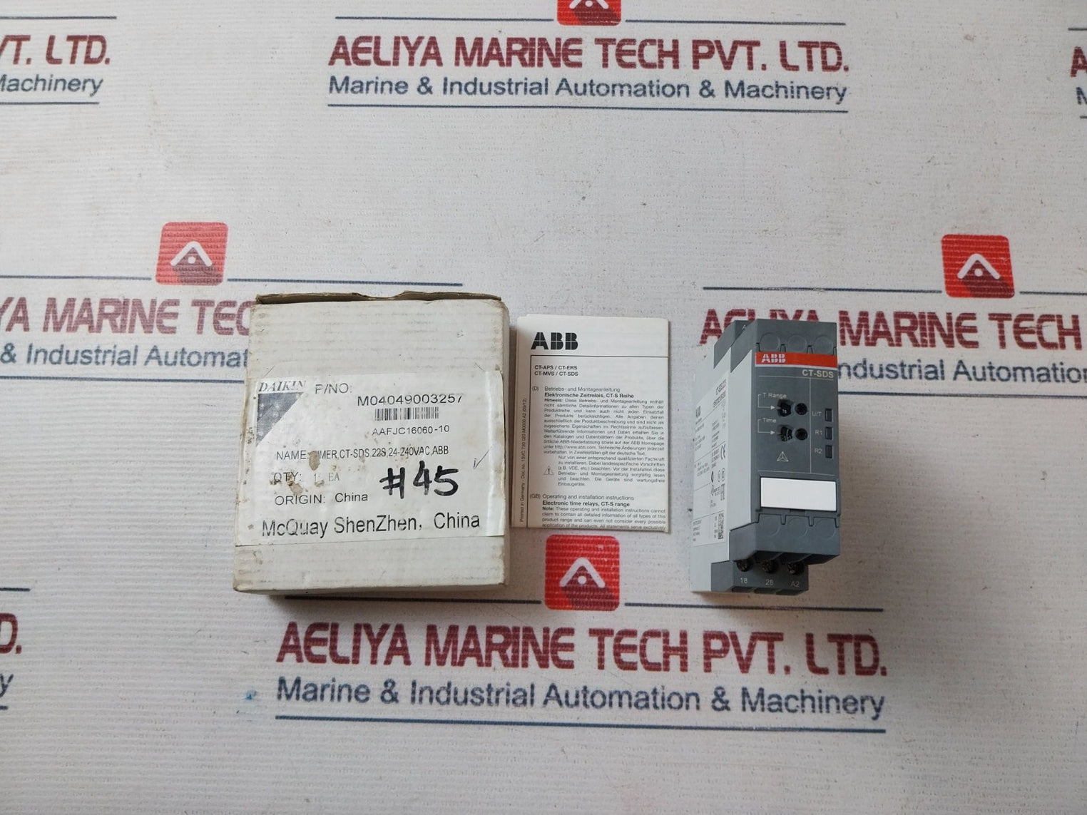 Abb Ct-sds.22S Star-delta Electronic Time Relay 1Svr730210R3300