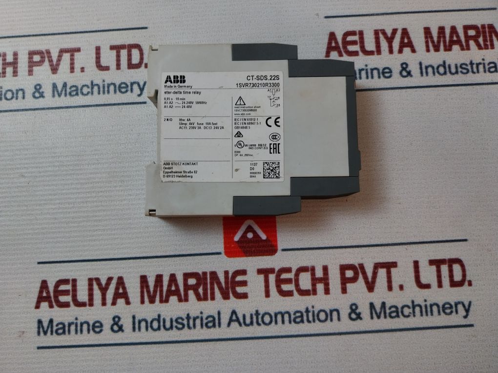 Abb Ct-sds.22S Star-delta Time Relay 1Svr730210R3300