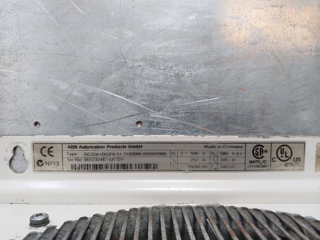 Abb Dcs501B0350-51-2102000-000000000 Thyristor Power Converter For Dc Drive