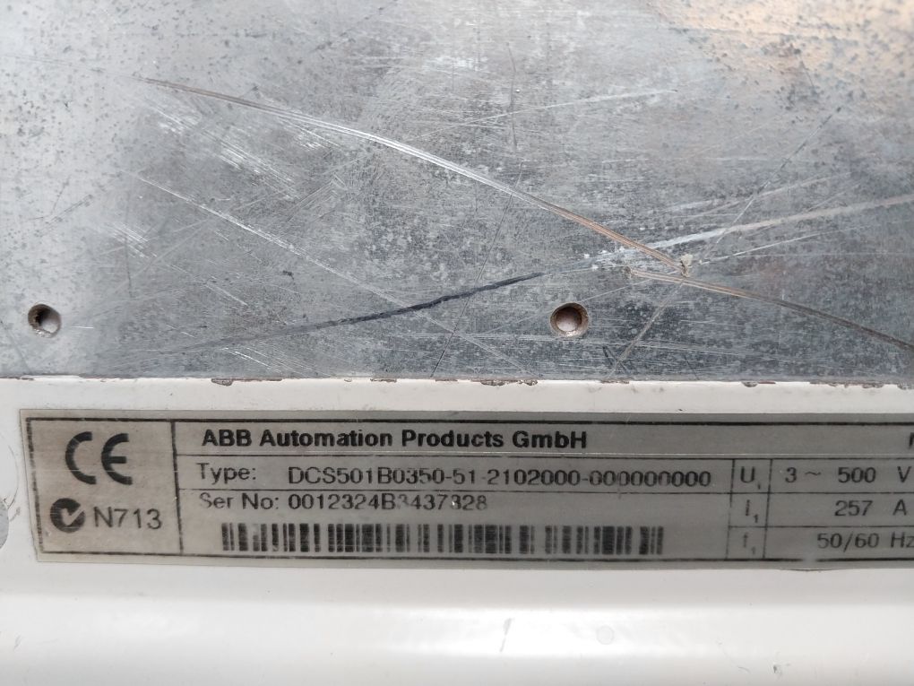 Abb Dcs501B0350-51-2102000-000000000 Thyristor Power Converter For Dc Drive