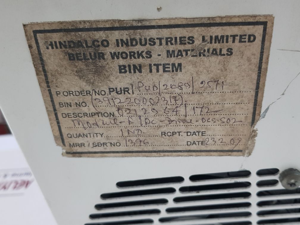 Abb Dcs800-s02-0200-05 Ac/Dc Drive Dcs-s02