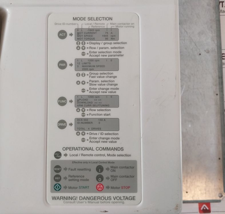 Abb Dcs 500 Dc Drive Cdp312R (Not Working)