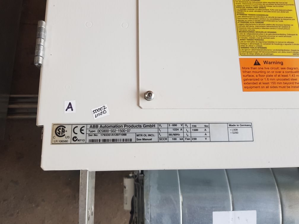 Abb Dcs 800 Dc Drive