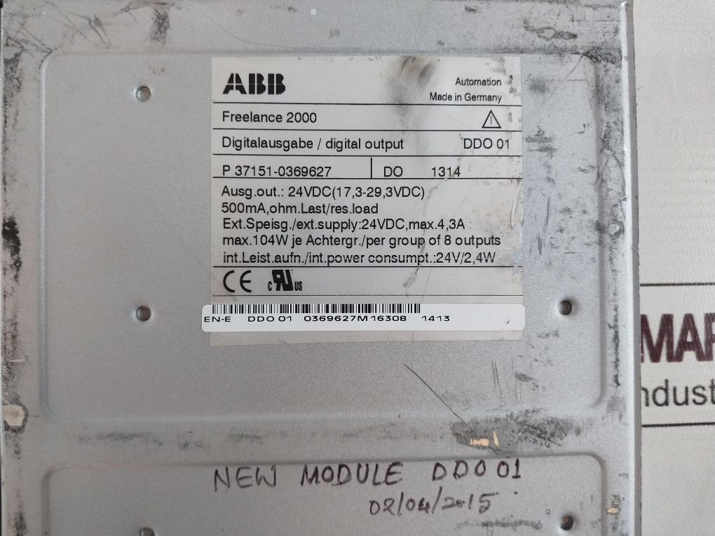 Abb Ddo 01 Digital Output Module P 37151-0369627,37151-4-0369627