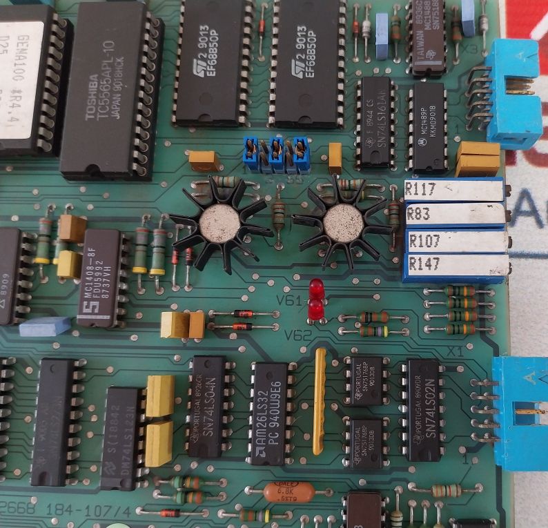 Abb Dsdc 150 Pc Board Terminal Board Start/Stop Switch 2668 184-107/4