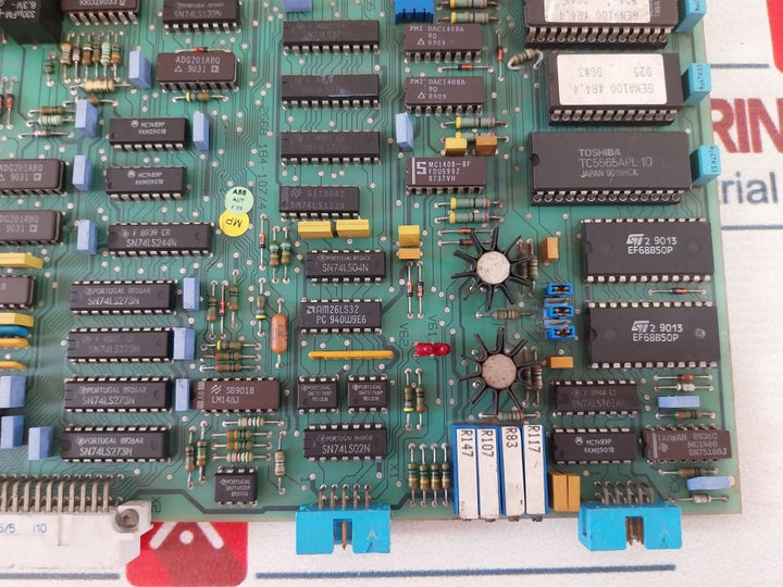 Abb Dsdc 150 Pc Board Terminal Board Start/Stop Switch 2668 184-107/4