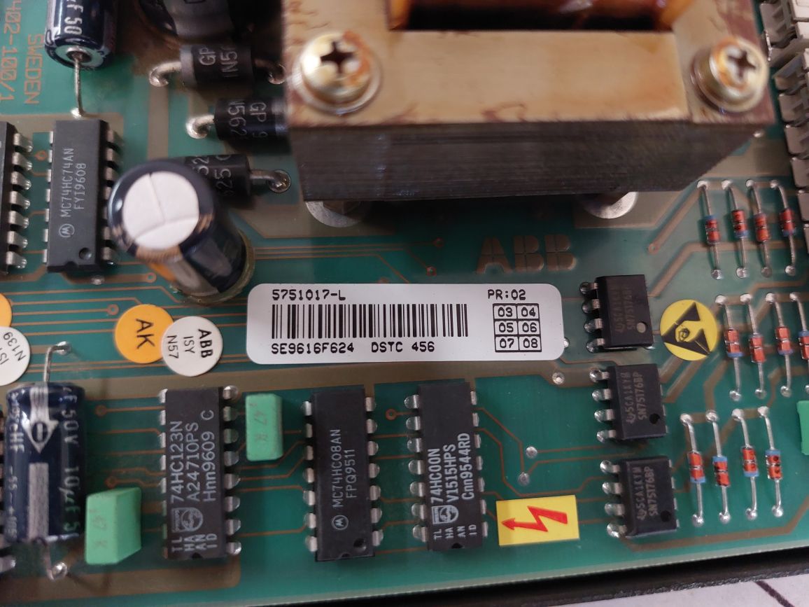 Abb Dstc 456 Muliplexer Unit 5751017-l Free Shipping By Express
