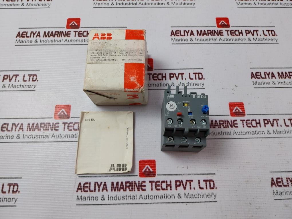 Abb E16 Du Overload Relay 690V 5060Hz
