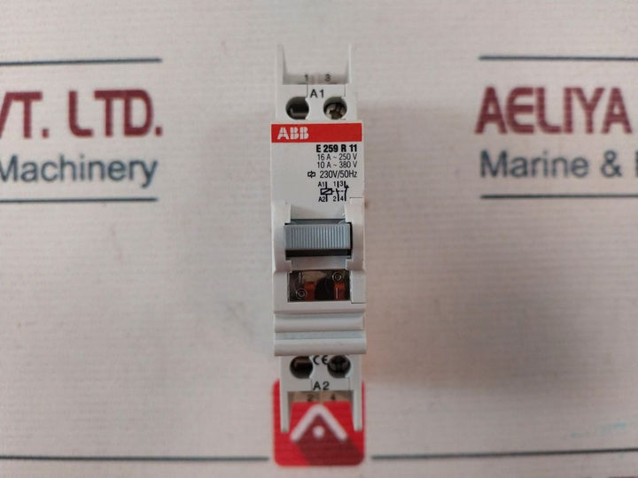 Abb E 259 R 11 Installation Relay 250V