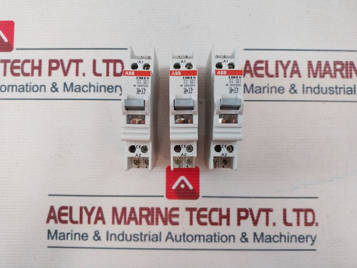 Abb E 259 R 11 Installation Relay 250V