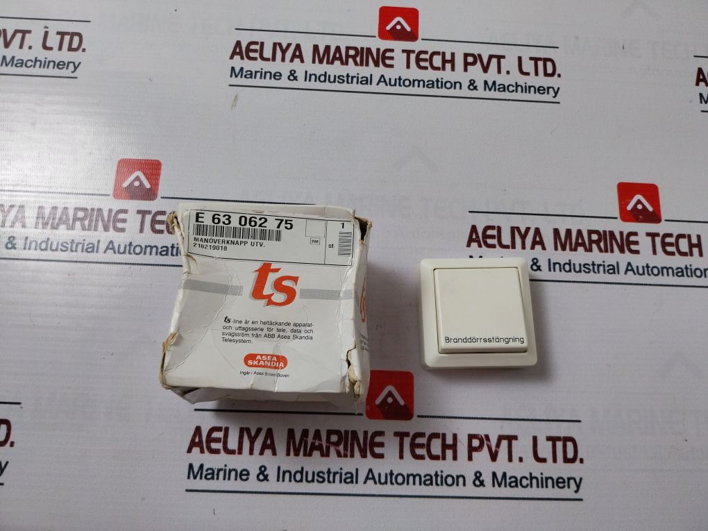 Abb E 63 062 75 Door Release Pushbutton W/O Text