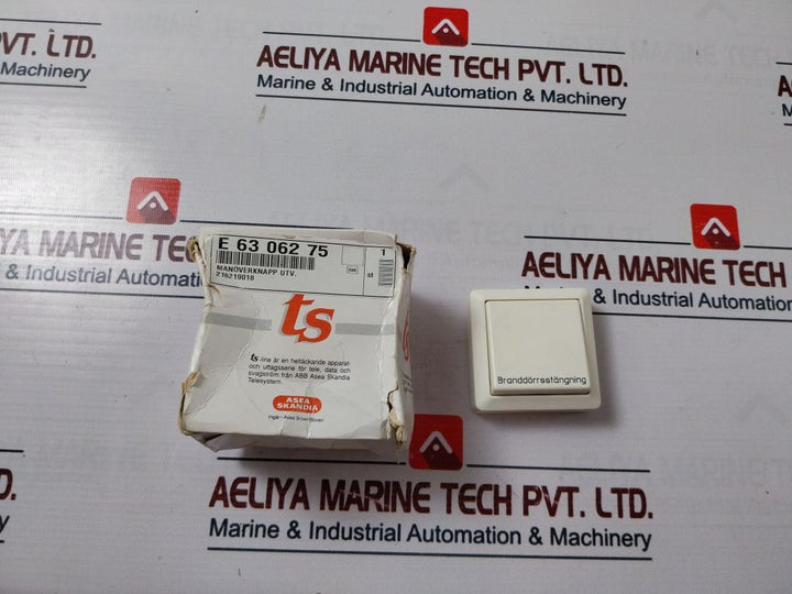 Abb E 63 062 75 Door Release Pushbutton W/O Text