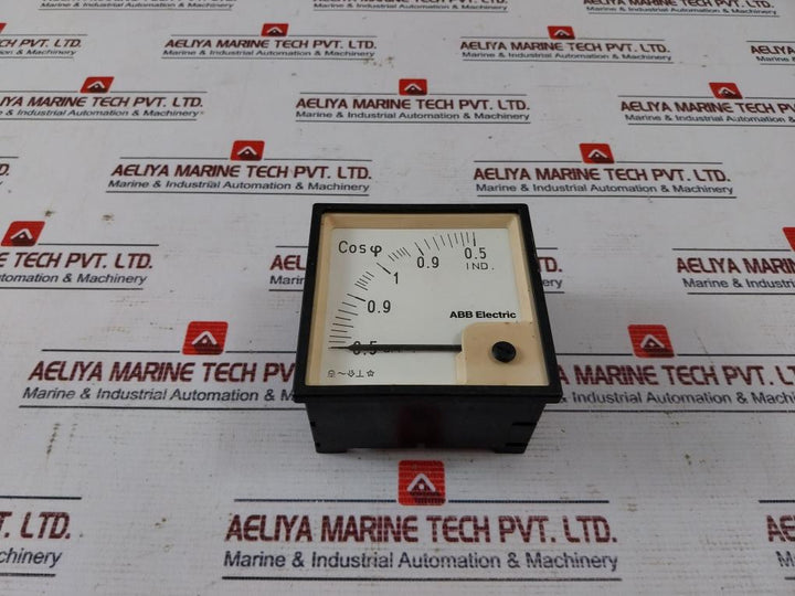 Abb Electric 0.5-1-0.5 Cos ϕ Power Factor Meter