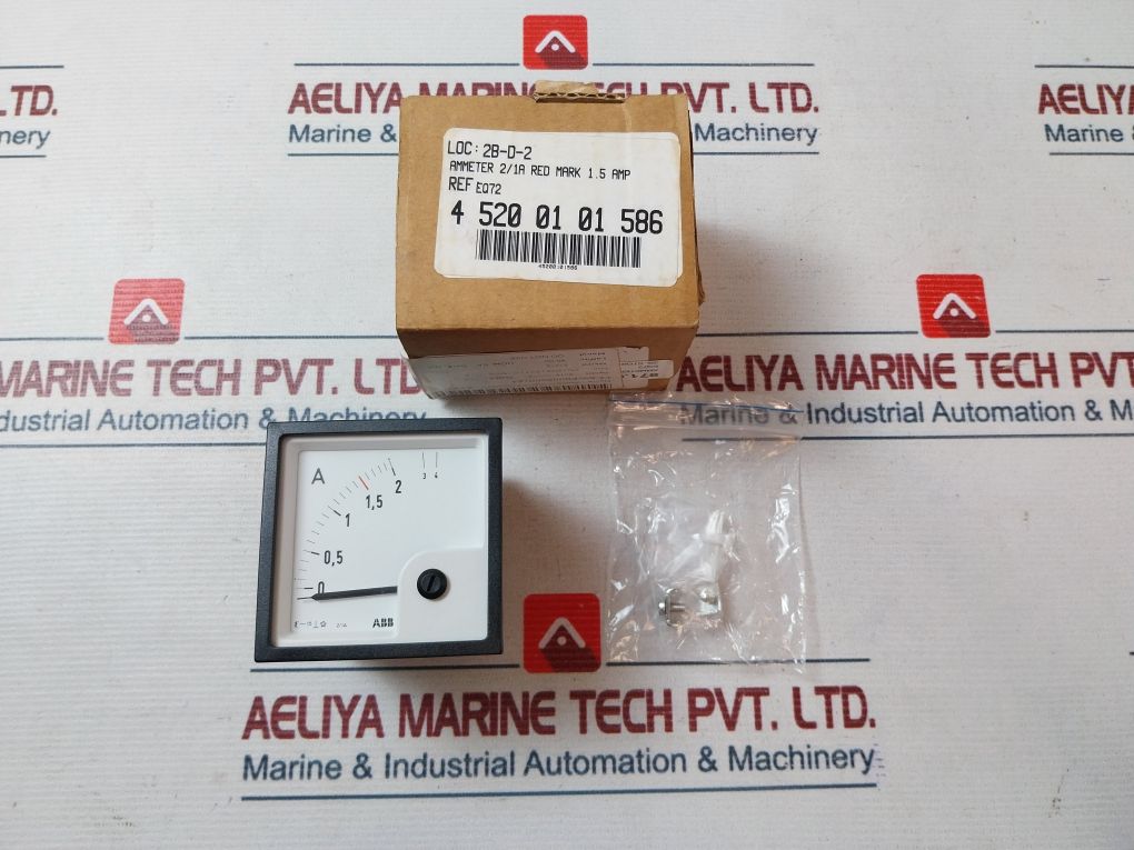 Abb Eq72 Ammeter 1.5 Amp