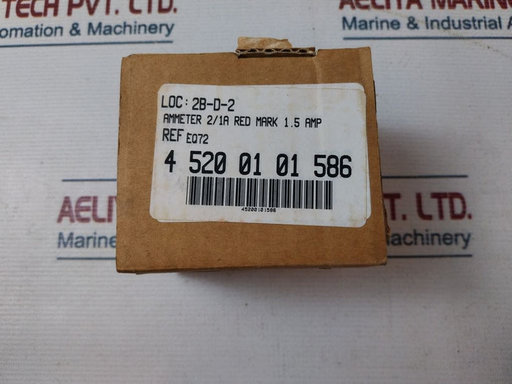 Abb Eq72 Ammeter 1.5 Amp