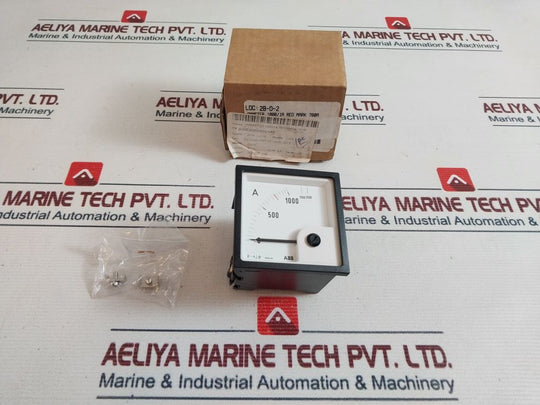 Abb Eq72 Ammeter 1000/1A Red Mark 760A