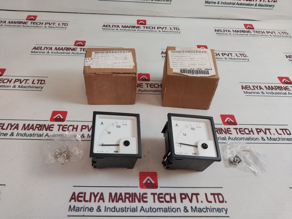 Abb Eq72 Ammeter 100/1A Red Mark 81A