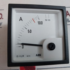 Abb Eq72 Ammeter 100/1A Red Mark 81A
