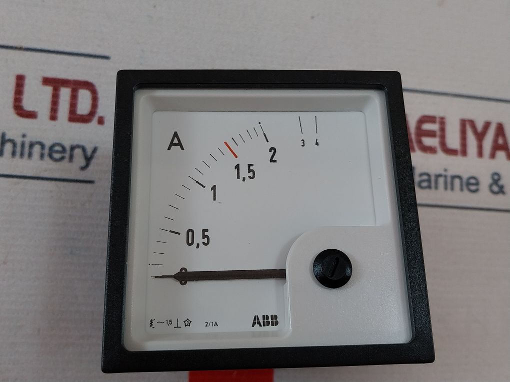 Abb Eq72 Ammeter 2/1A Red Mark