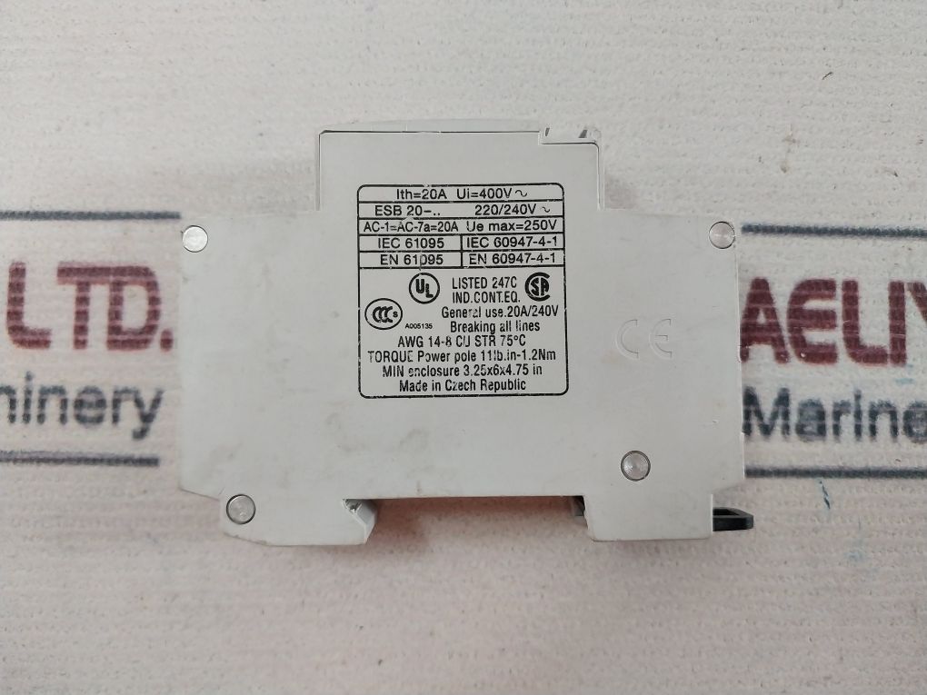 Abb Esb 20-11 Installation Contactor 230V 50Hz