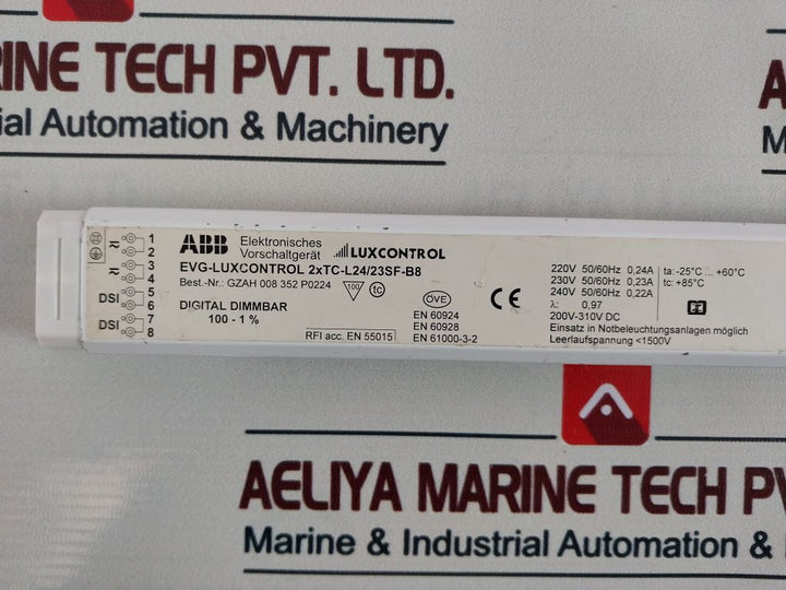 Abb Evg-luxcontrol 2Xtc-l24/23Sf-b8
