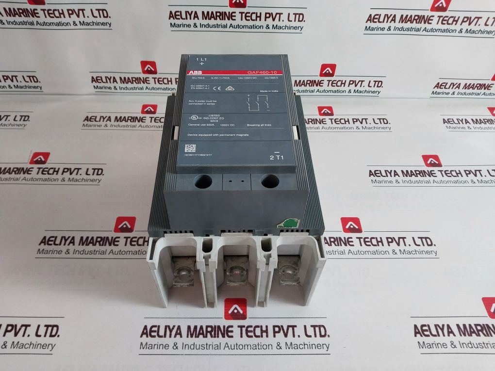 Abb Gaf460-10 3-pole Contactor 24-60V Dc