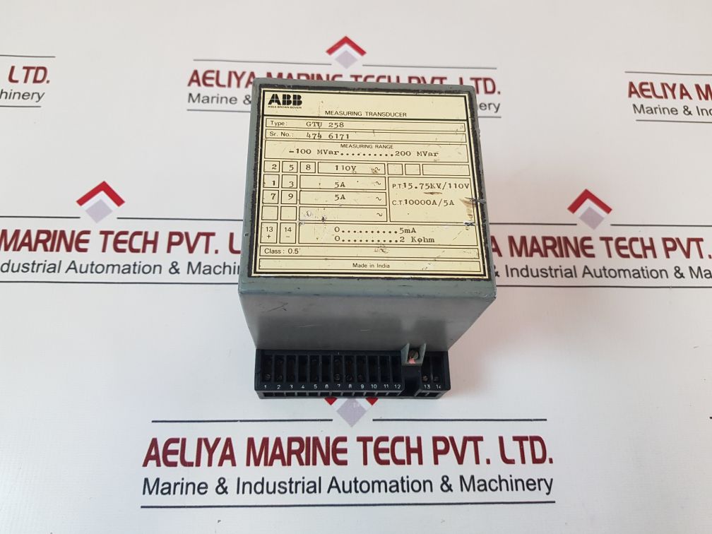 Abb Gtu 258 Measuring Transducer