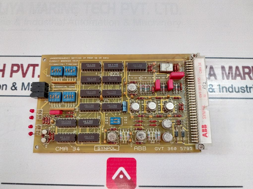 Abb Gvt 360 5795 Printed Circuit Board