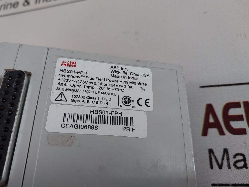 Abb Hbs01-fph Base Module
