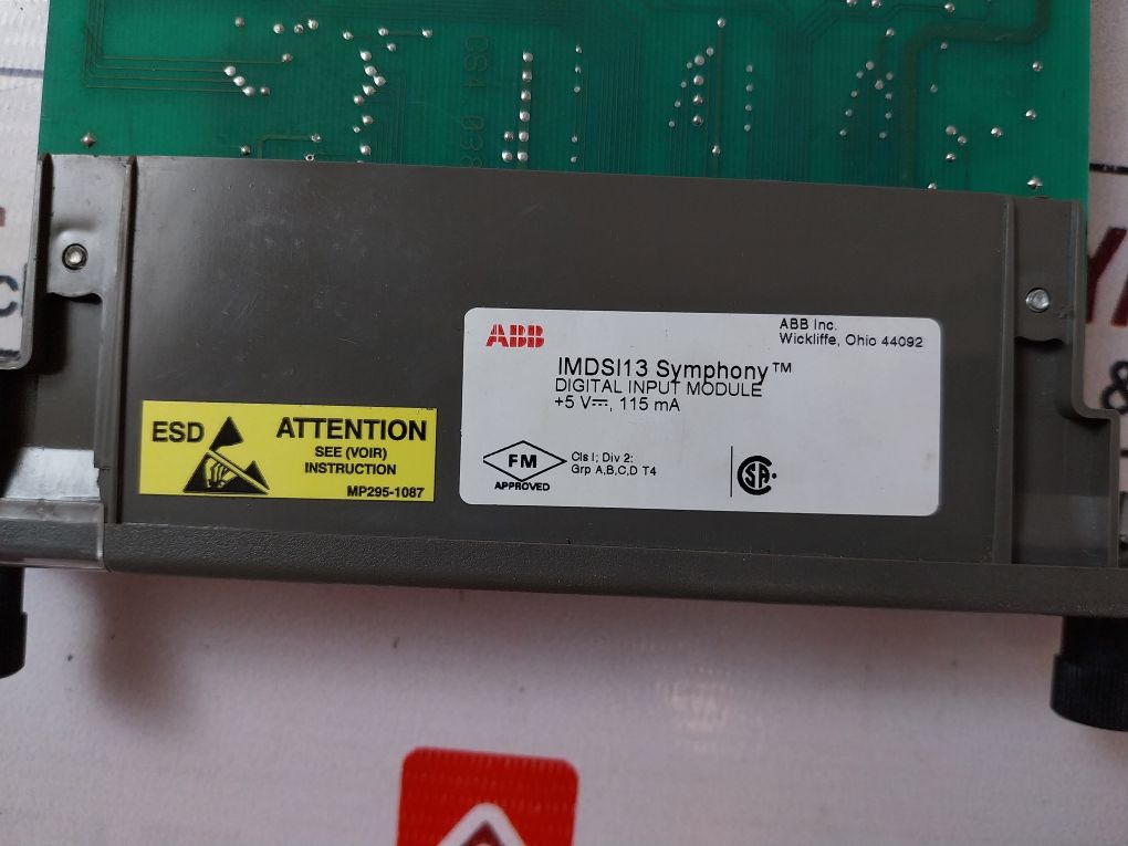 Abb Imdsi13 Digital Input Module 120Vac Mxc0263893