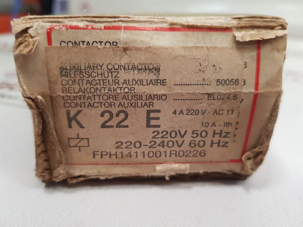 Abb K22E Control Relay 220V 50Hz New One