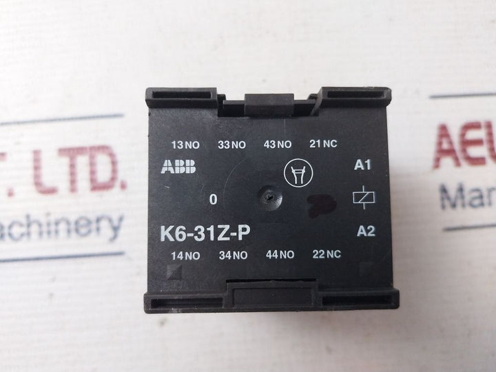 Abb K6-31Z-p Mini Contactor Relay 5A 600 Vac