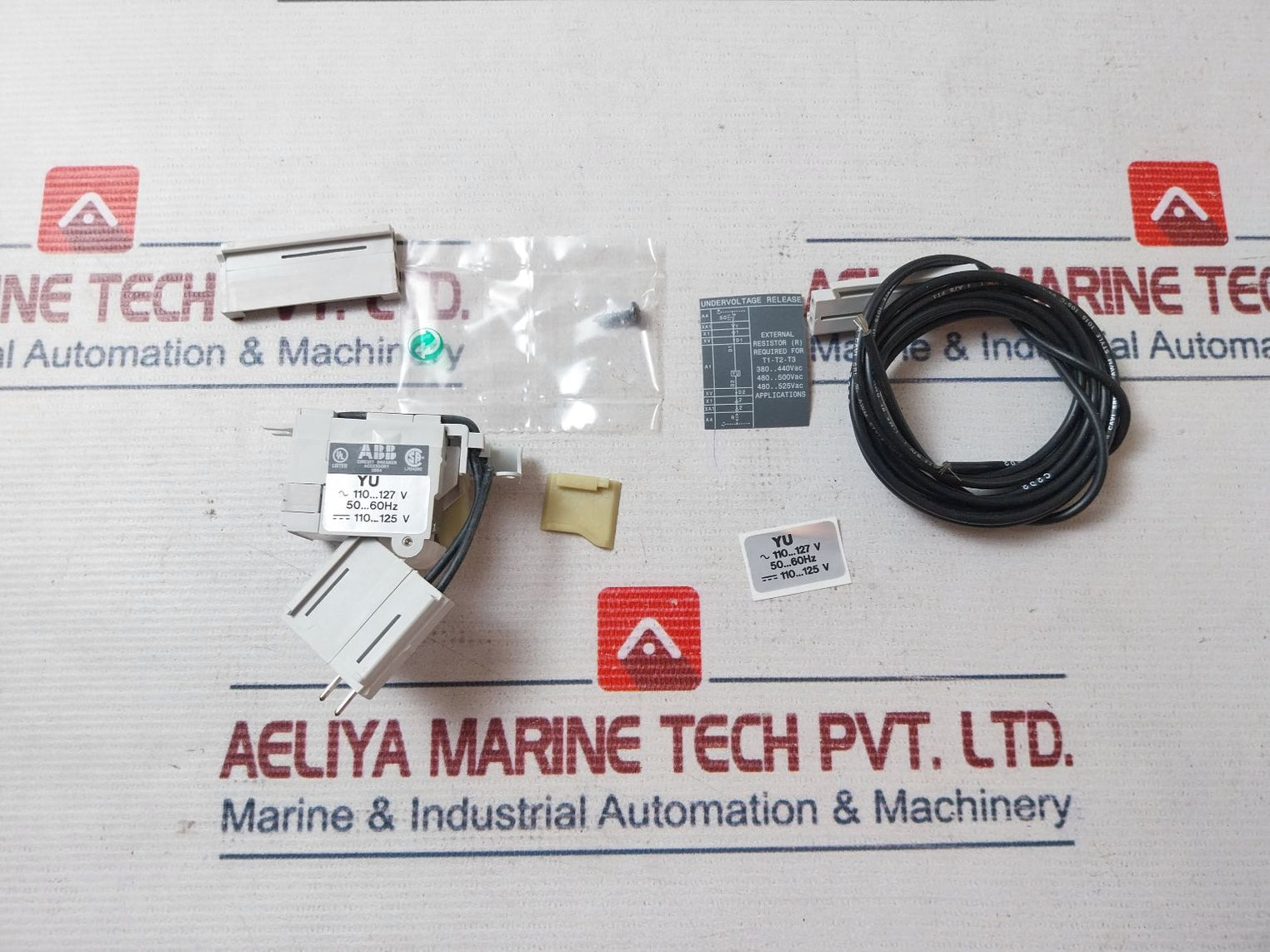 Abb Kt5U4 Wired Undervoltage Release Circuit Breaker Accessory Kit