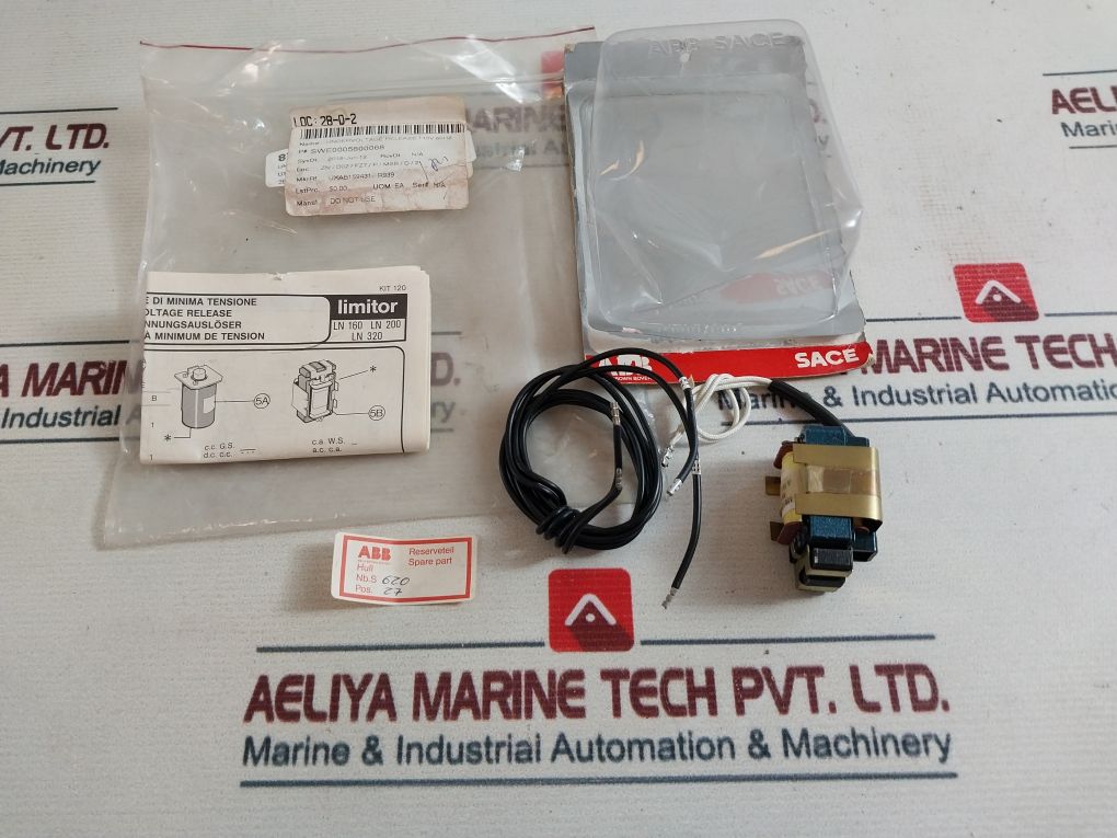 Abb Ln200 Undervoltage Release Circuit Breaker Limitor Swe0005800068
