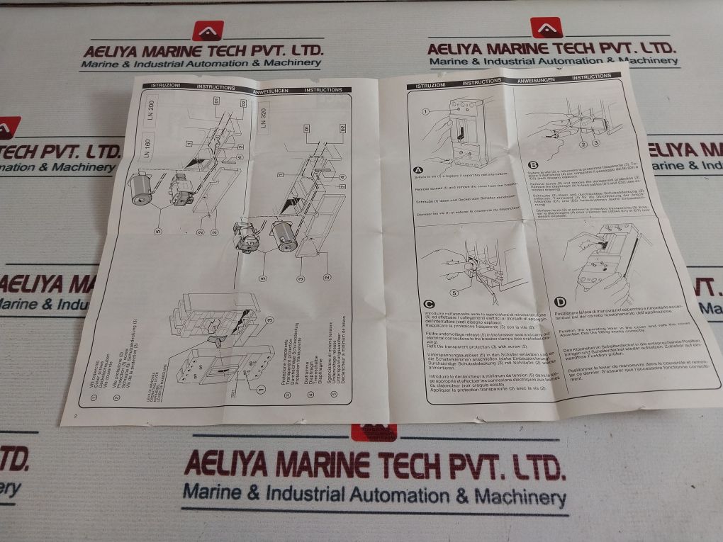 Abb Ln200 Undervoltage Release Circuit Breaker Limitor Swe0005800068