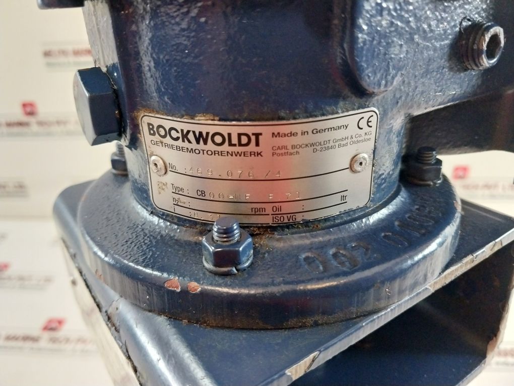 Abb M2Qa71M4B Ac Motor 3 Phase With Seepex Cb 00-nf F.71 Pump