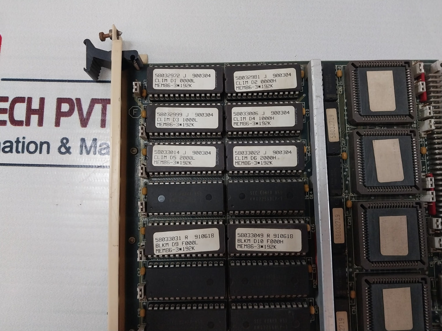 Abb Stromberg Mem86-3X192K Memory Board Module Plc 58031844