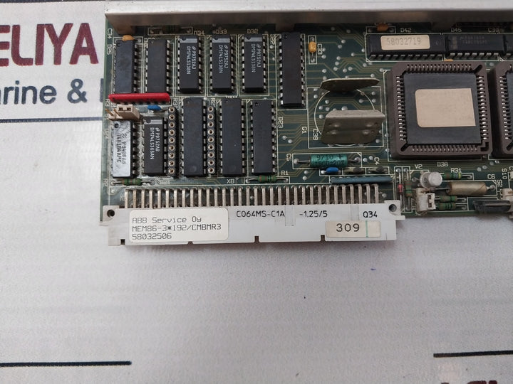 Abb Stromberg Mem86-3X192K Memory Board Module Plc 58031844
