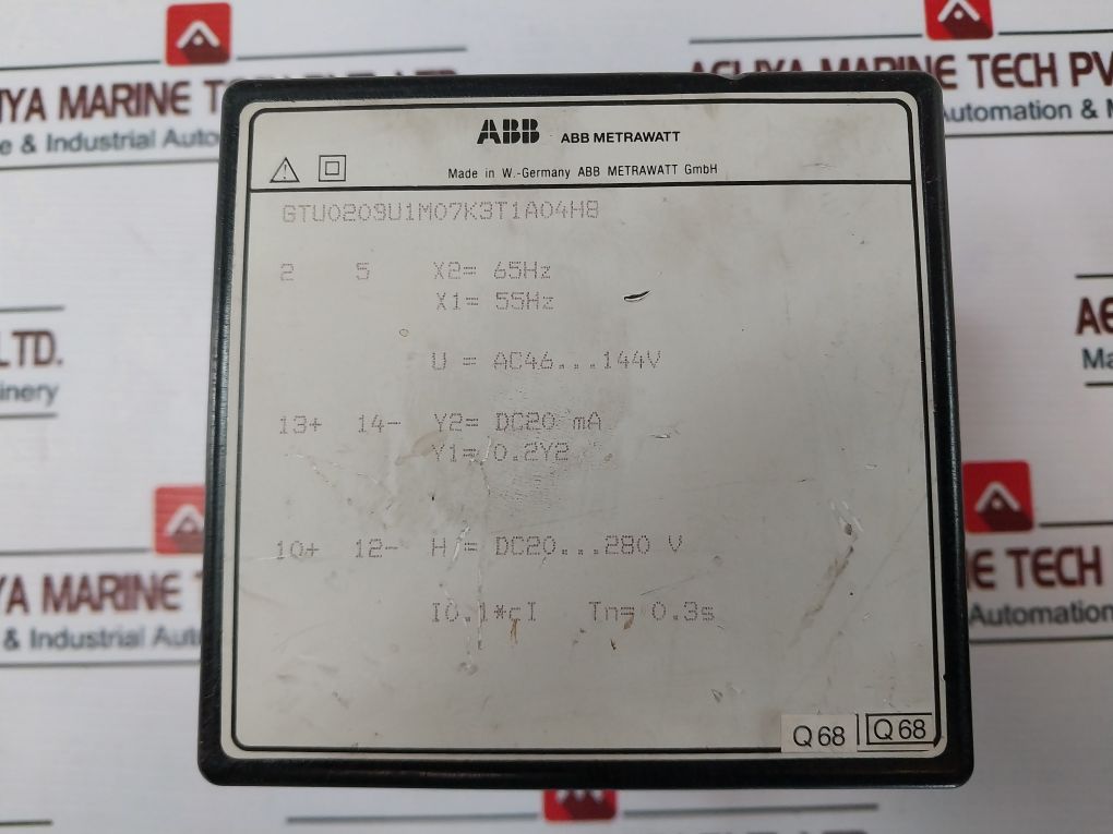 Abb Metrawatt Gtu0203U1M07K3T1A04H8 Current Transducer Tn-0.3S