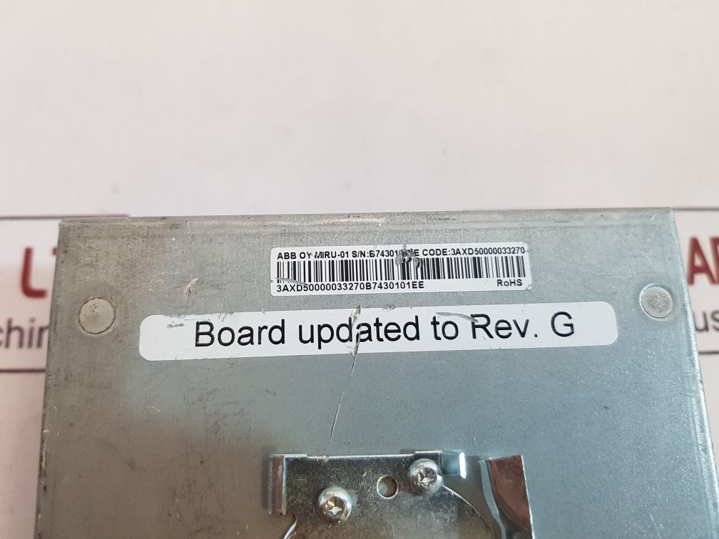 Abb Miru-01 Insulation Resistance Measurement Unit 