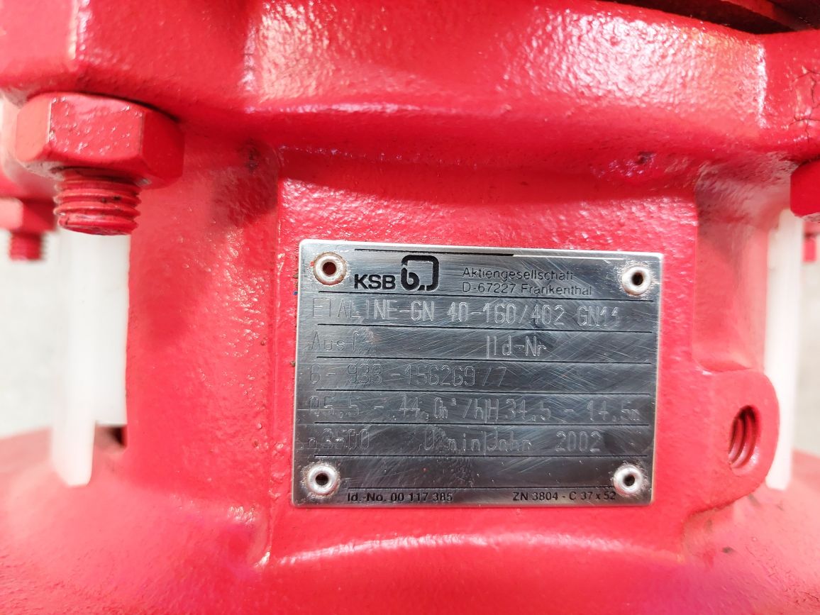 Abb Motors Ksb Etaline-gn 40-160/402 Gn11 With M2Aa 112M