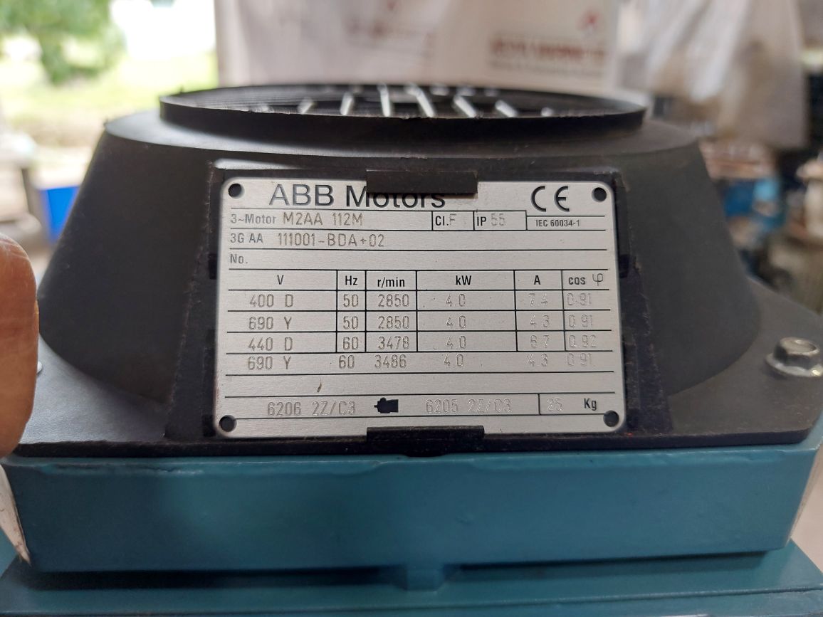 Abb Motors Ksb Etaline-gn 40-160/402 Gn11 With M2Aa 112M