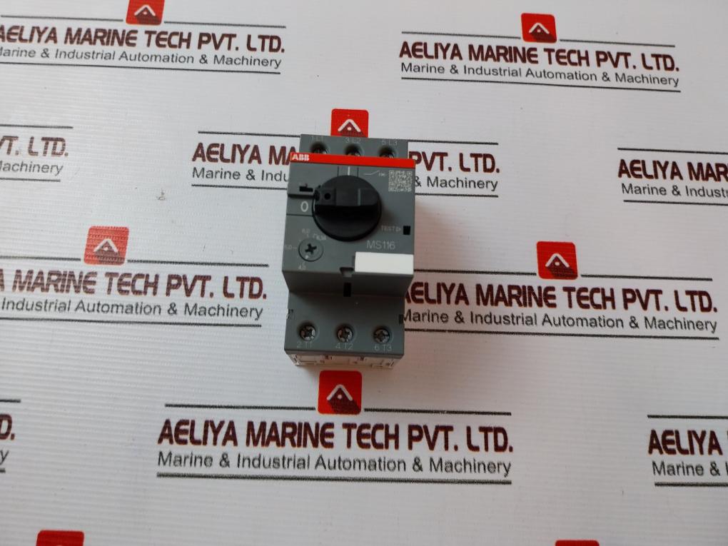 Abb Ms116-6.3 Motor Protection Circuit Breaker Hw05013-16020