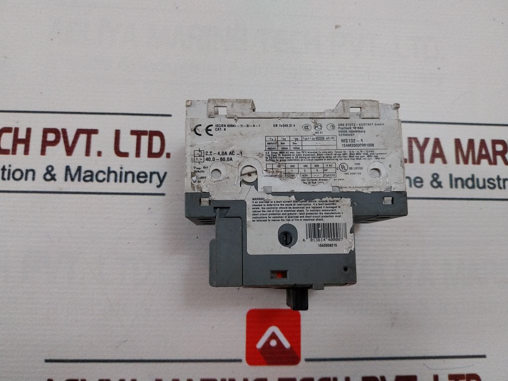 Abb Ms132-4 Motor Circuit Breaker 1Sam350000R1008