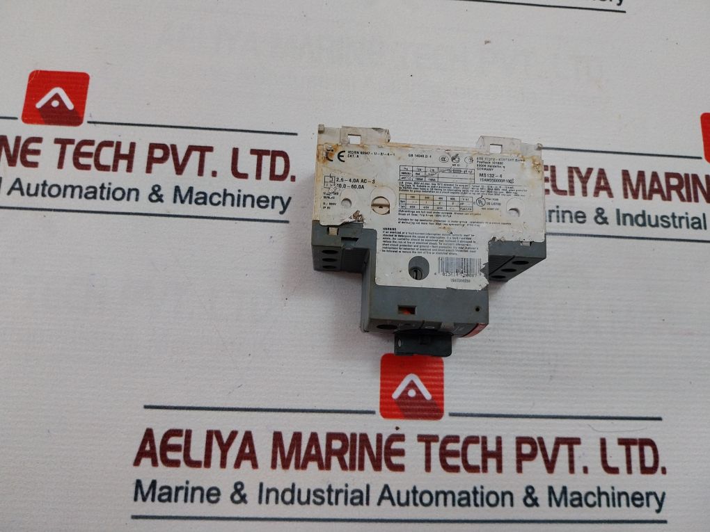 Abb Ms132-4 Motor Circuit Breaker 50/60Hz Gb 14048.2/4