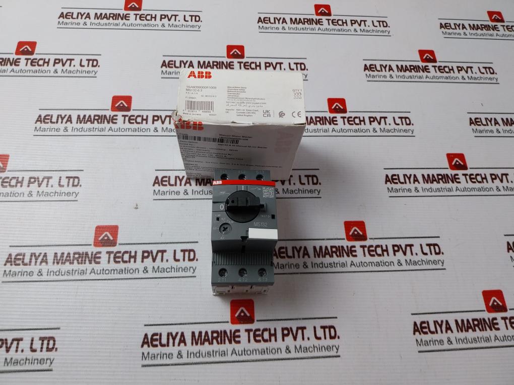 Abb Ms132-6.3 Manual Motor Starter 690V 50/60Hz