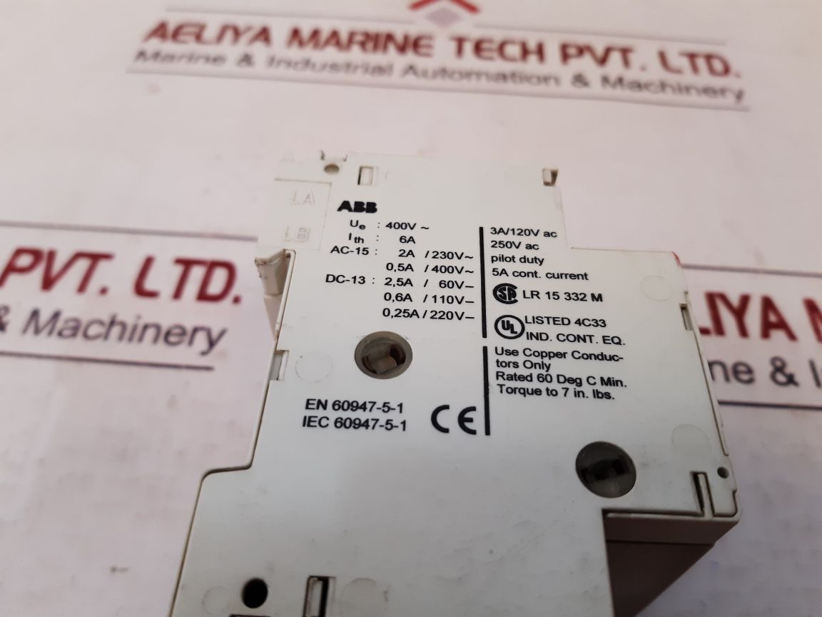 Abb ms 325 manual motor starter 4.0 to 6.3a
