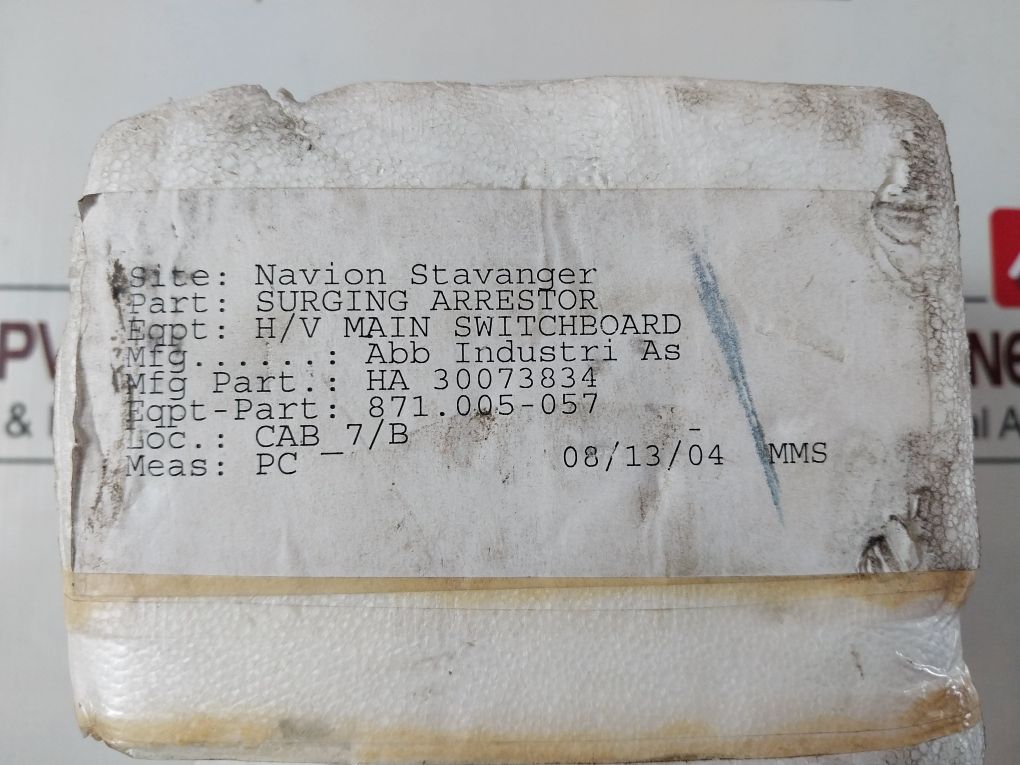 Abb Mwk 08 Surge Arrester 10Kv