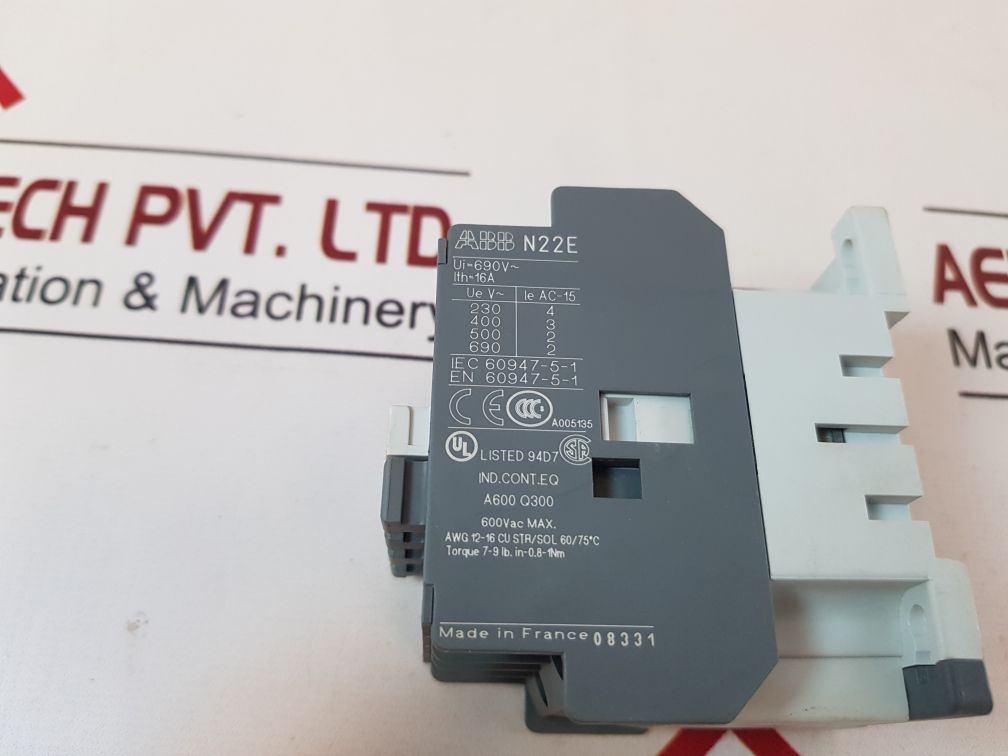 Abb N22E Contactor Relay 1Sbh141001R8422